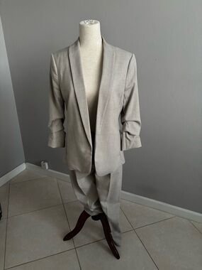 H&M Light Gray Men's Blazer and Trousers Set
